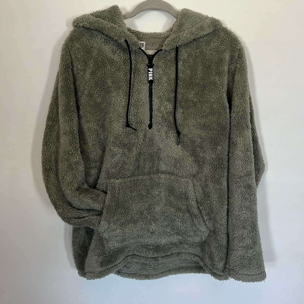 PINK sherpa hoodie